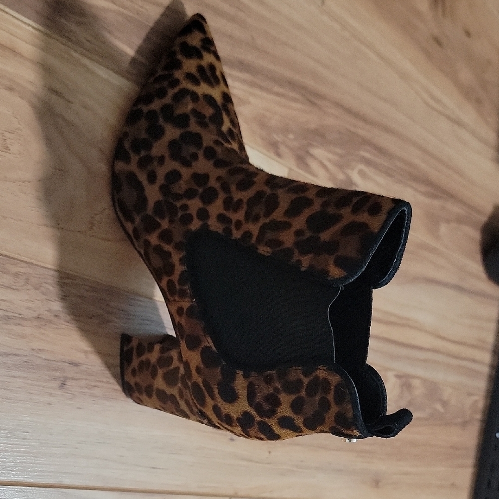 Marc Fisher Animal Print Ankle Booties